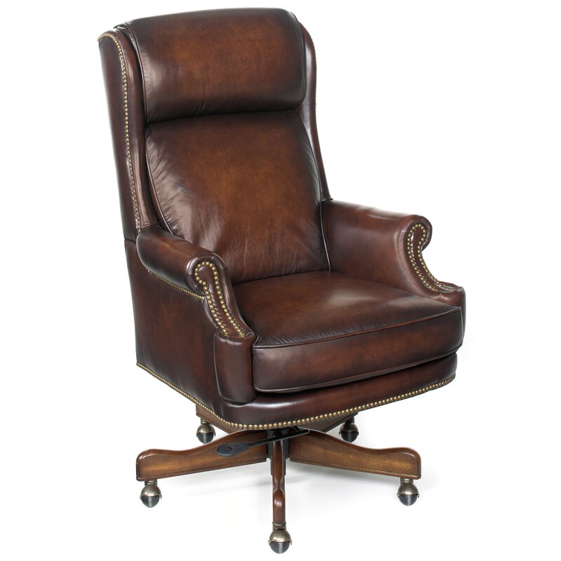 Hooker Furniture James River Genuine Leather Executive Chair & Reviews